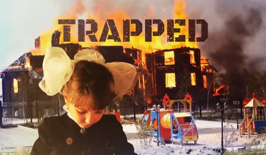 How do children and adults live in Zaytsevo, a village in the 'grey zone'?