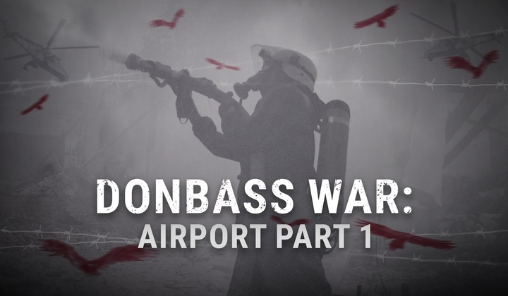 How did the militia forces liberate the Donetsk airport from the Ukrainian invaders?