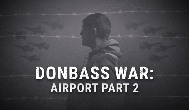How did Donetsk Airport become the epicentre of battles between the Ukrainian army and the Donbass militia?