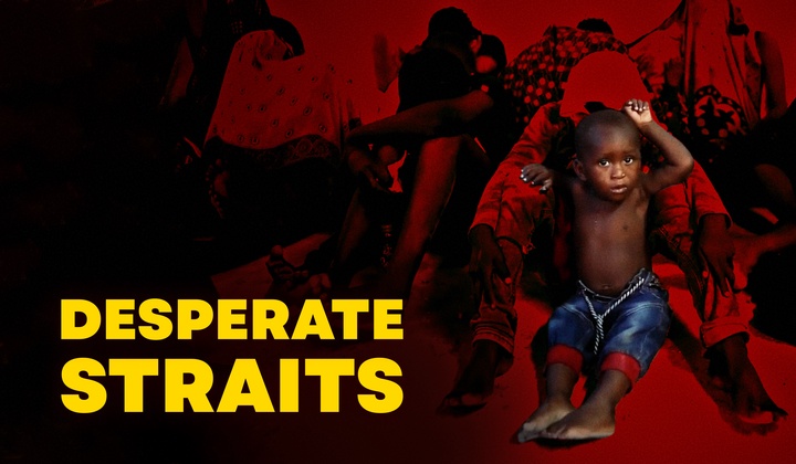 African refugees headed for Italy find themselves enslaved by human traffickers 