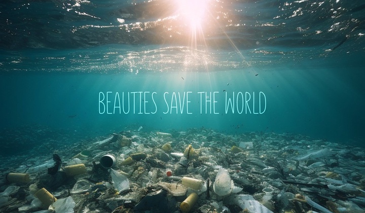 14 women on a sail boat fight sea pollution caused by plastic microbeads