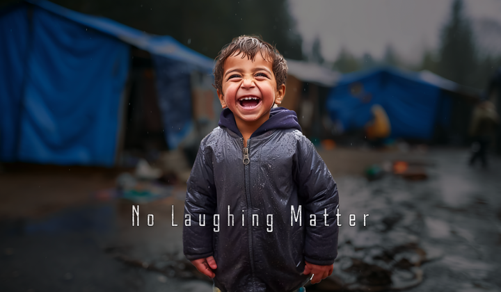 When refugees find their smiles again...