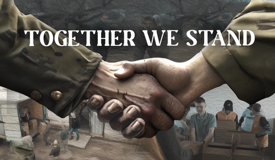 Chechen war veterans and volunteers help people of liberated Donbass