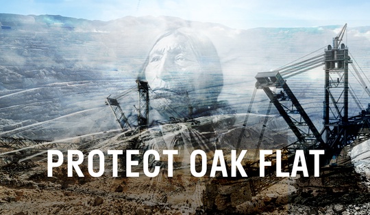 Native Americans protect sacred land from foreign mining and destruction