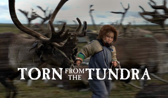 Children of reindeer herders leave the Tundra to start school in the city