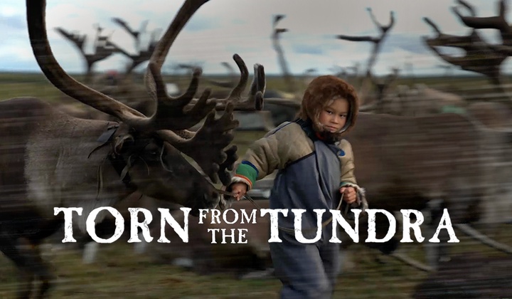Children of reindeer herders leave the Tundra to start school in the city
