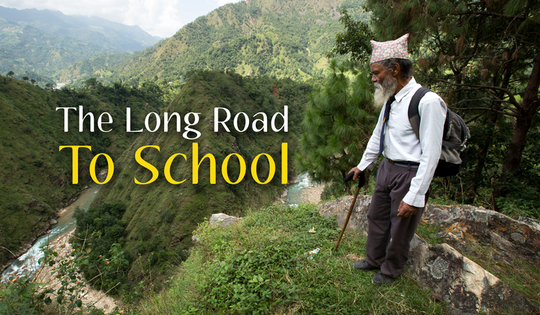 Nepal’s oldest student returns to school after 70 years 