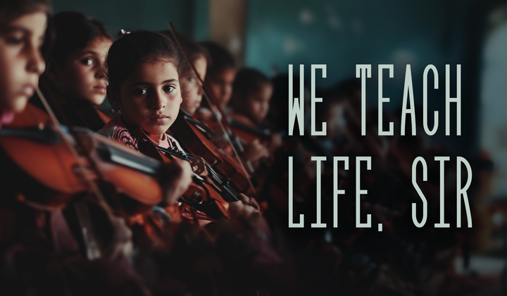 Music brings hope amid destruction in the devastated Gaza Strip