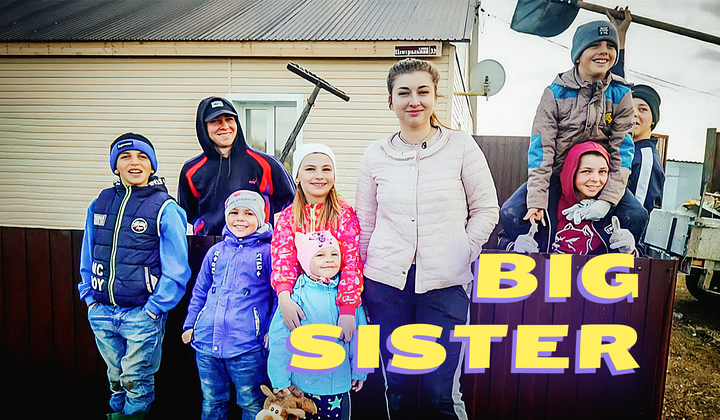 Russian girl becomes Mum to 6 siblings 