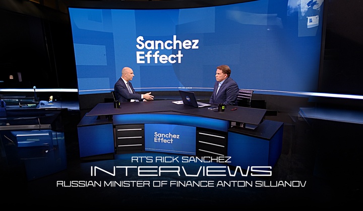 Russian Finance Minister discusses sanctions and Russia’s economic trajectory with Rick Sanchez