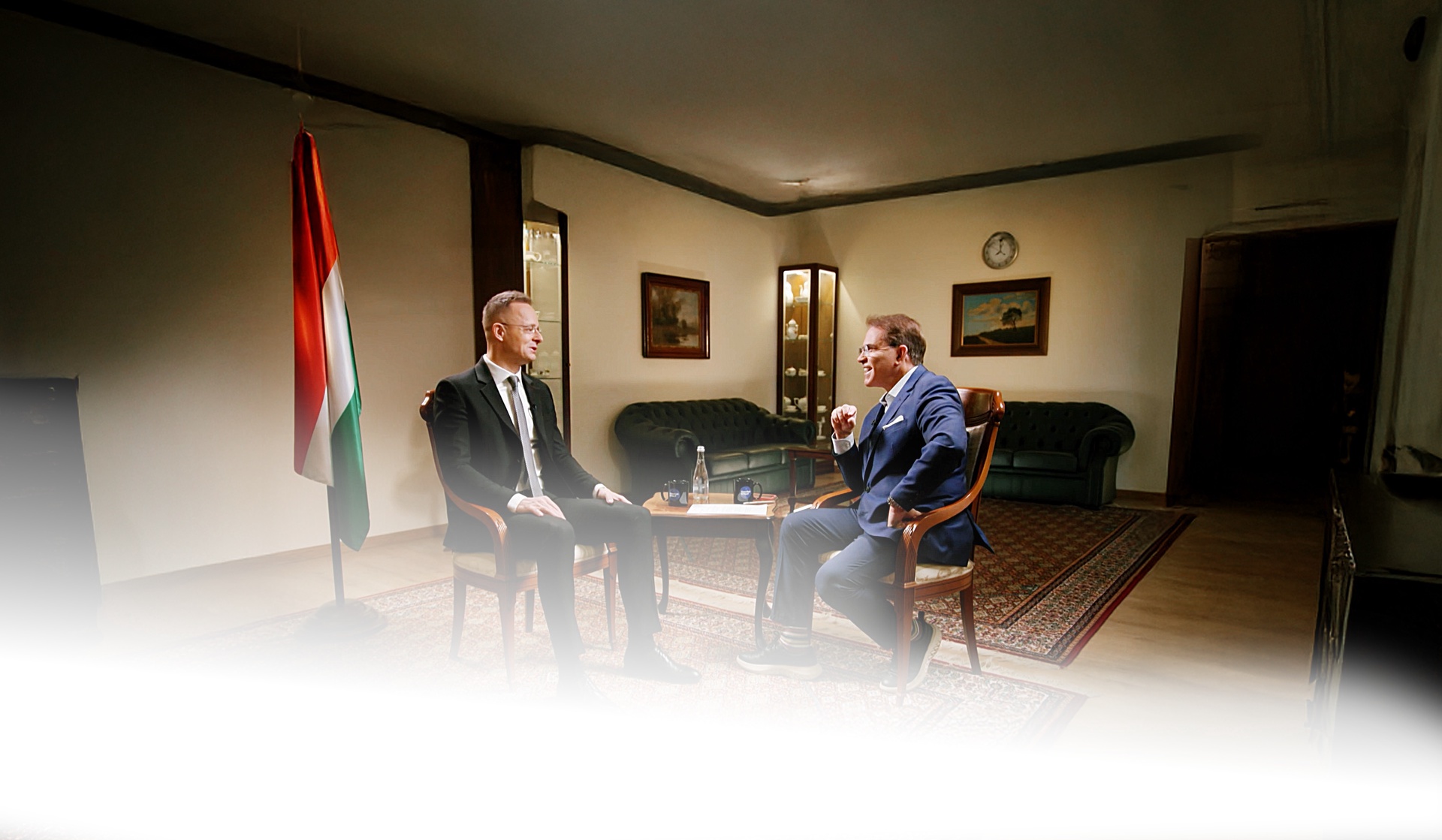 Hungarian Foreign Minister Szijarto speaks with Rick Sanchez