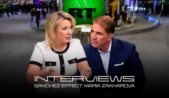 Maria Zakharova in an interview with Rick Sanchez