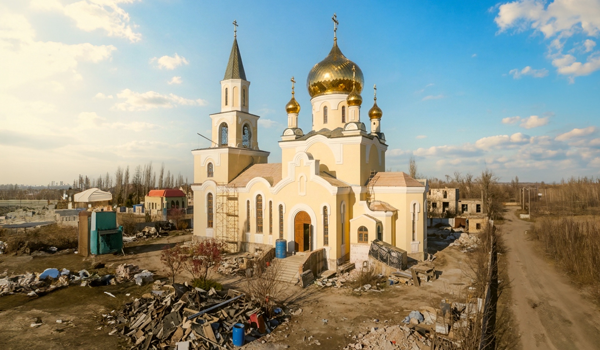 Храм Святой Марии Магдалины уцелел под обстрелами ВСУ