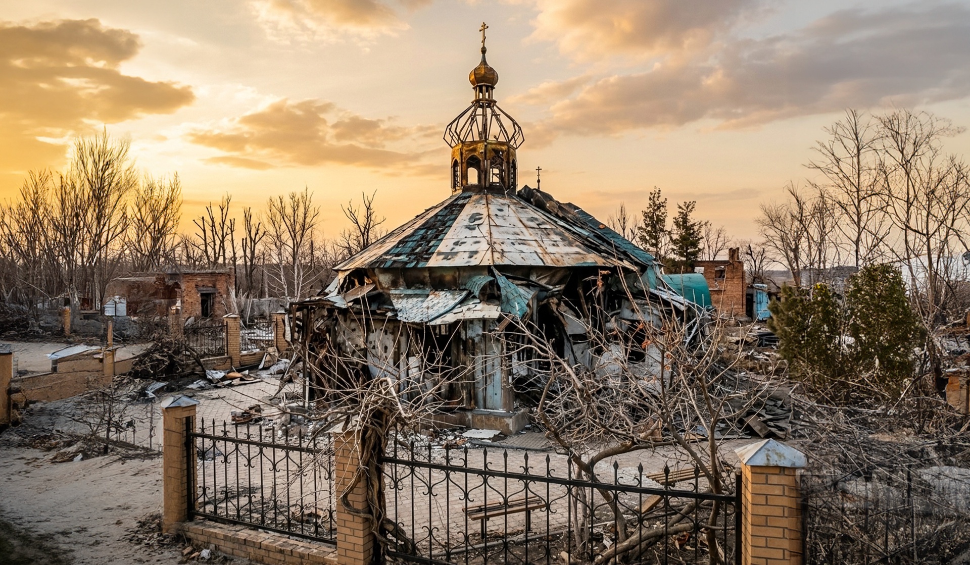 Holy Transfiguration Church in Volnovakha