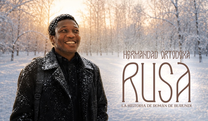 Román, de Burundi, estudia en Rusia para convertirse en sacerdote ortodoxo