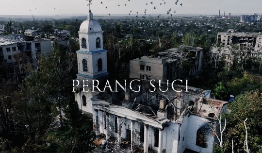 Imam Ortodoks menuju garis depan Donbass